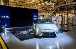 Kia starts EV4 producttion, 2025, Zlinia with Marc Hedrich, president and CEO, Kia Europe